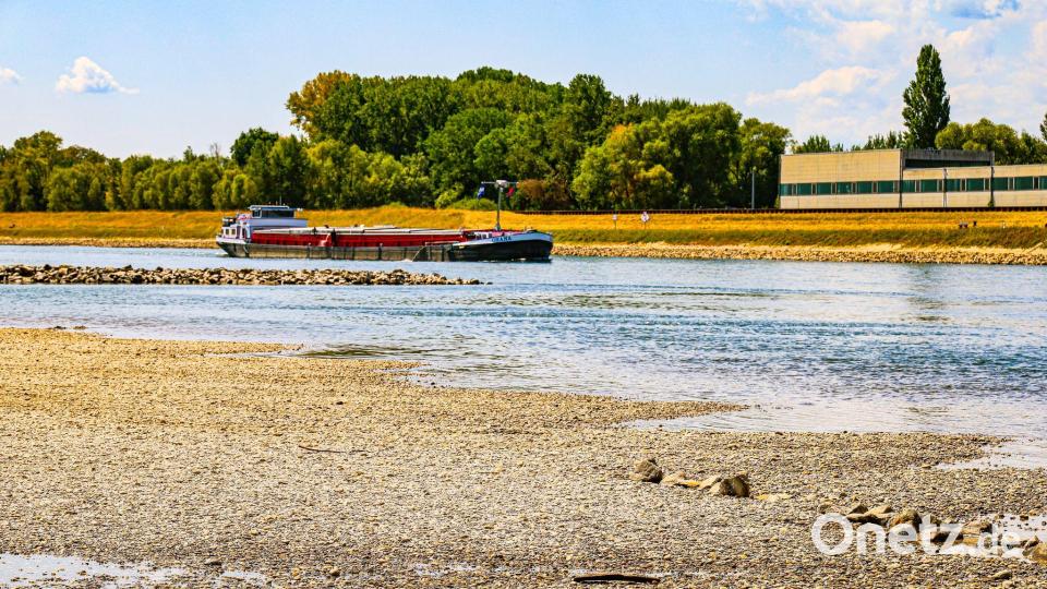 Das Niedrigwasser dürfte die deutsche Wirtschaft im dritten Quartal gebremst haben Bild: Thomas Riedel/dpa
