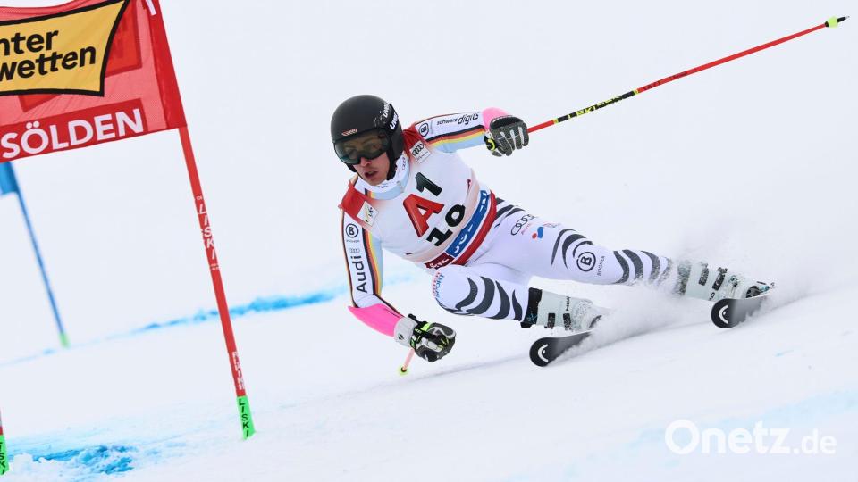 Zweitbester Deutscher im Riesenslalom: Anton Grammel. Bild: Marco Trovati/AP/dpa