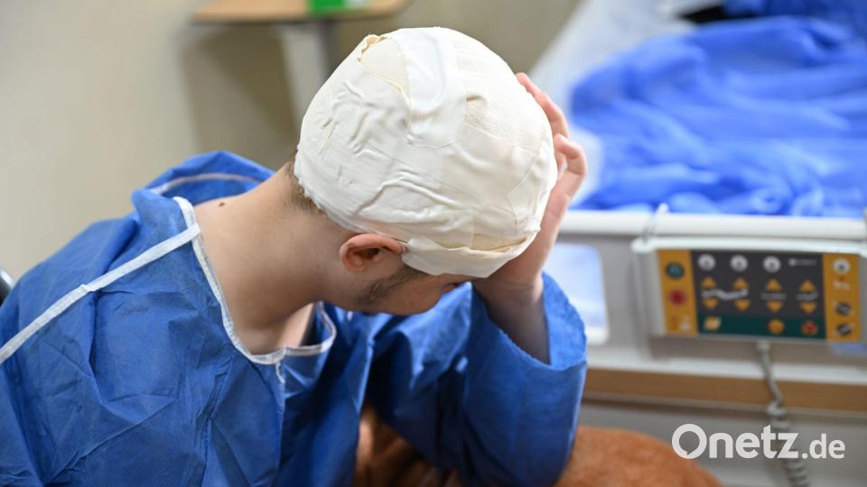 Manchmal ist der 21-Jährige in sich versunken. Bild: Michael Brandt/dpa
