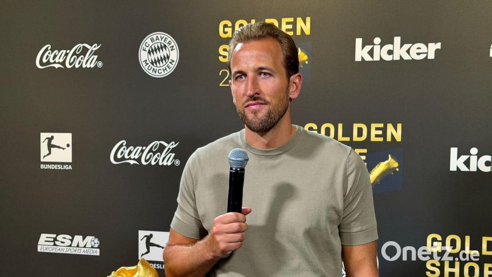 Gibt es eine weitere Auszeichnung für Harry Kane? (Archivbild) Bild: Christoph Lother/dpa
