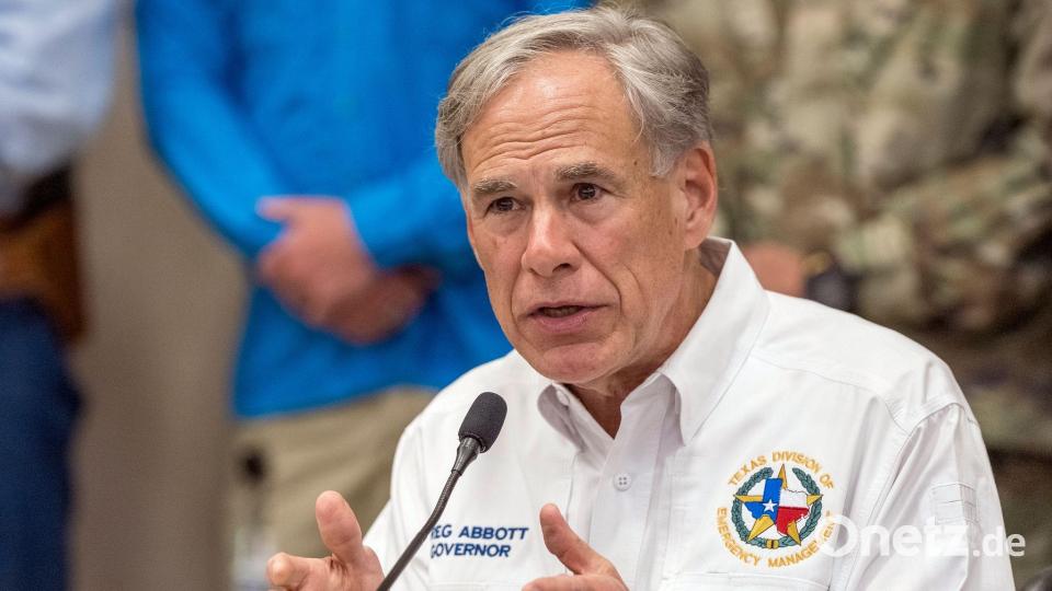 Schaltete bei Rechenzentren einen Gang tiefer: der texanische Gouverneur Greg Abbott. (Archivbild) Bild: Rodolfo Gonzalez/AP/dpa
