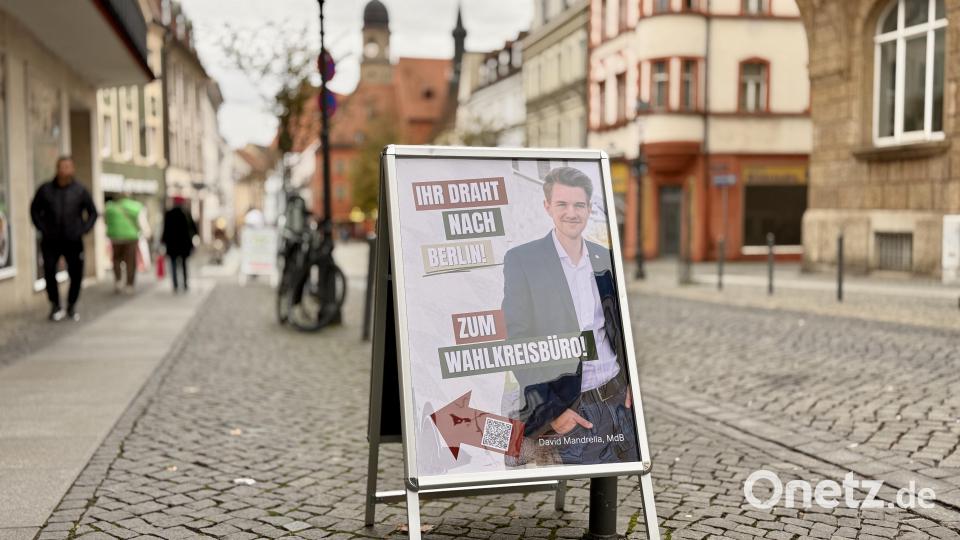 Hier gehts rein: Das Wahlkreisbüro befindet sich in der Bahnhofstraße 18 in Amberg. Bild: upl