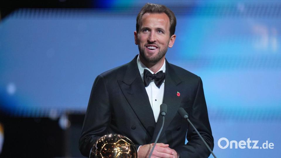 Gewinner des Ballon d'Or: Bayern-Stürmer Harry Kane. Bild: Kin Cheung/AP/dpa