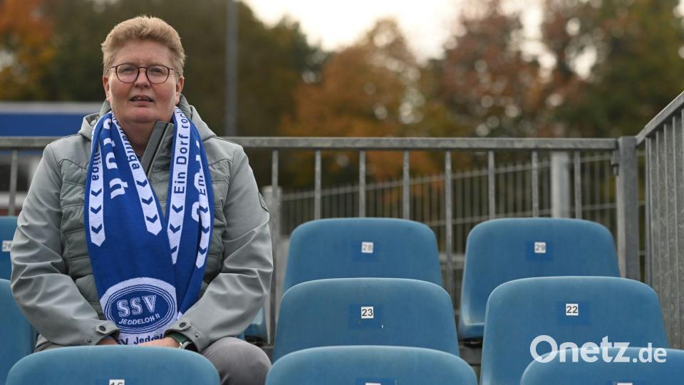 Bürgermeisterin Petra Knetemann fiebert dem großen Match gegen Hertha BSC entgegen. Bild: Lars Penning/dpa