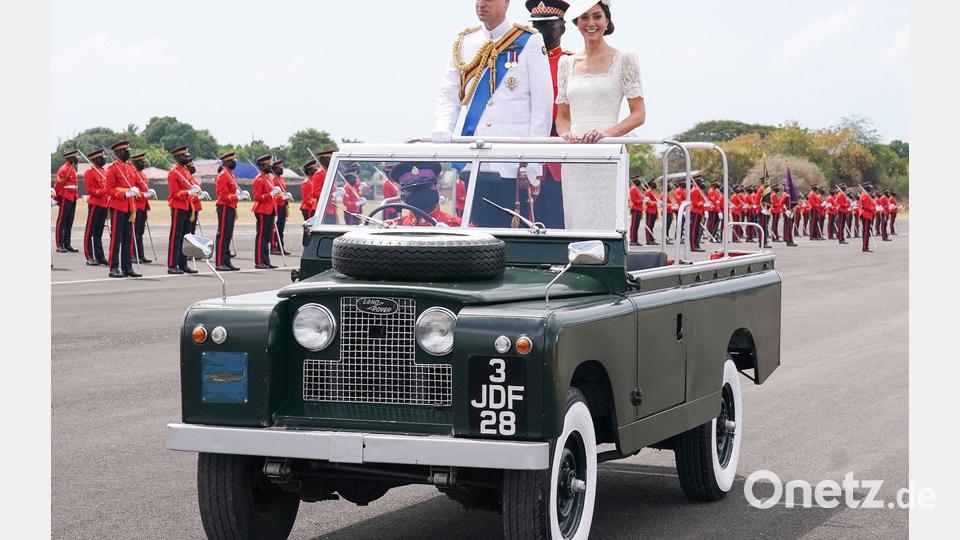 Die Karibikreise von Prinz William und Kate wurde von Protesten und Kritik begleitet. (Archivbild) Bild: Paul Edwards/The Sun/PA Wire/dpa