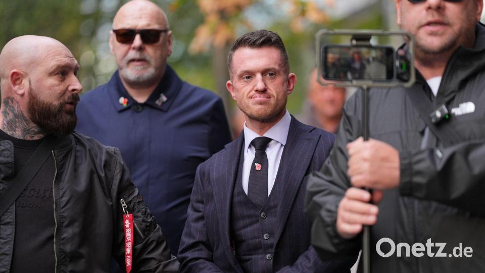 Tommy Robinson droht eine mehrjährige Haftstrafe. Bild: Yui Mok/PA Wire/dpa