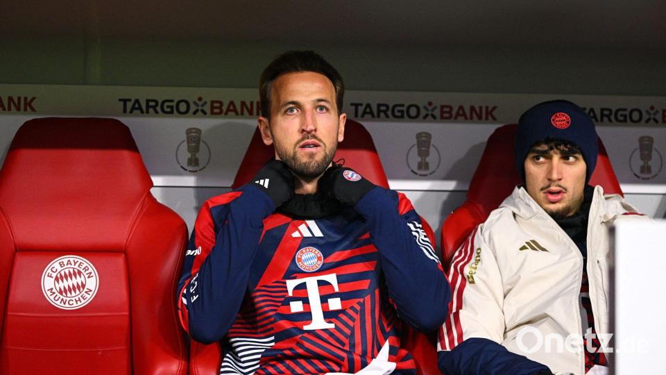 Ein warmer Bank-Platz für Harry Kane nach der „epischen“ Ballon d'Or-Nacht in London. Bild: Tom Weller/dpa