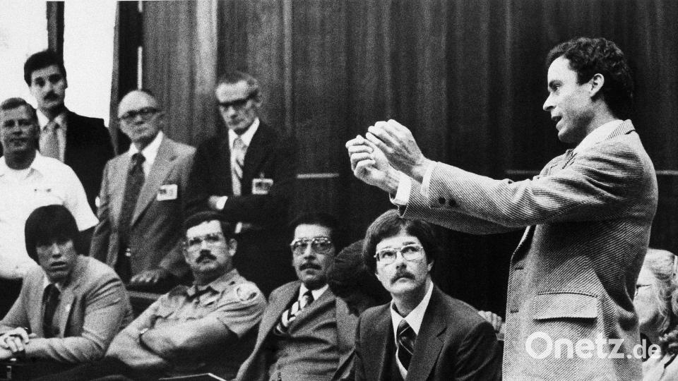 Für seine Taten wurde Bundy zum Tode verurteilt und 1989 hingerichtet. (Archivbild) Bild: Uncredited/POOL/AP/dpa
