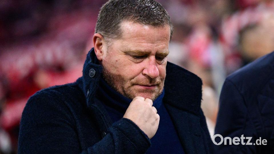 Sportvorstand Max Eberl sprach über den weiteren Weg von Kompany. Bild: Tom Weller/dpa