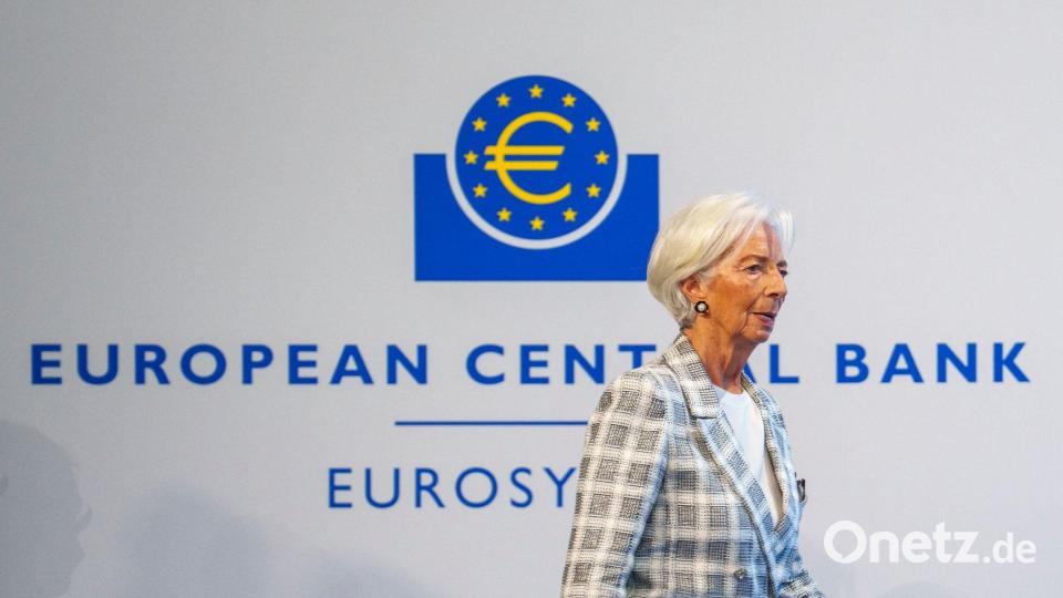 EZB-Präsidentin Christine Lagarde will die Notenbank Anfang Februar 2027 verlassen - fast neun Monate vor Ablauf ihrer achtjährigen Amtszeit. Bild: Andreas Arnold/dpa
