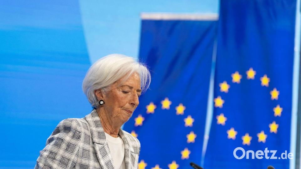 Seit Monaten gab es Spekulationen, dass EZB-Präsidentin Christine Lagarde vorzeitig abtreten würde. Nun gibt es Klarheit. Bild: Andreas Arnold/dpa