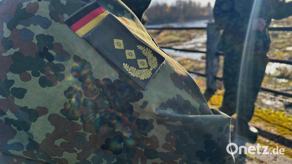 Heeresinspekteur Freuding besucht auch die estnische Grenzstadt Narva. Bild: Carsten Hoffmann/dpa