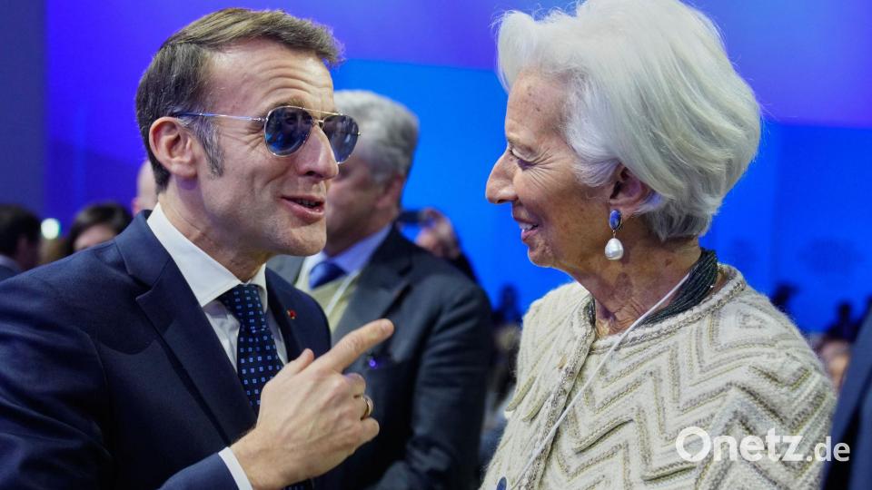 Der Abtritt von Lagarde hat auch politische Gründe, denn auf Frankreichs Präsident Macron könnten Rechtspopulisten folgen. (Archivbild) Bild: Markus Schreiber/AP/dpa