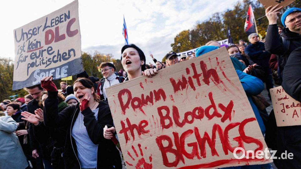 Protest von "Gen Z regelt" in Berlin Bild: Carsten Koall/dpa