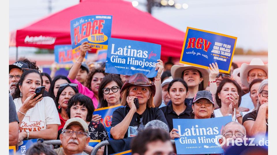 Demokraten und Republikaner ringen um die Stimmen der Latino-Wählerschaft. Bild: Michael Gonzalez/AP/dpa