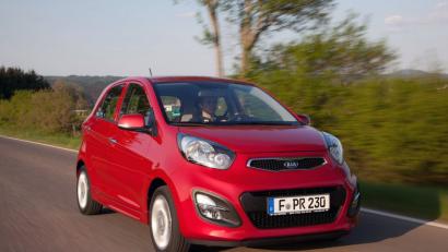Kleinwagen in Zweitauflage: Den zweiten Picanto brachte Kia 2011 auf den Markt. Laut Expertenmeinung mache er seine Sache recht gut. 	Bild: Markus Heimbach/Kia/dpa