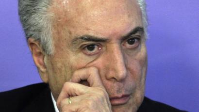 Michel Temer.	Bild: Eraldo Peres/dpa