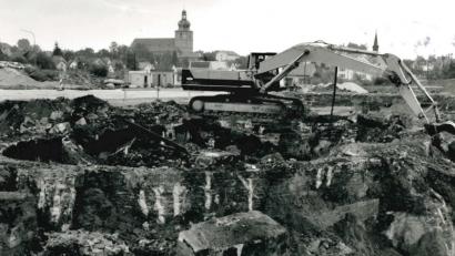 So ähnlich könnte es ab April wieder in der Marienstraße aussehen. Diese Aufnahme stammt vom 22. September 1990. 	Bild: Reiner Fröhlich