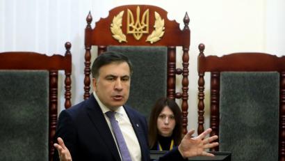 Michail Saakaschwili, der ehemalige Präsident von Georgien, ist  abgeschoben worden. 	Bild: Tarasov/Ukrinform/dpa