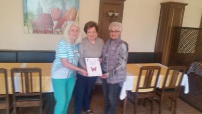 v. li. n. re.: Kreisfrauenbeauftragte Irene Kugler, Kreisvorsitzende Marianne Kies-Baldasty, Kreisfrauenbeauftragte Maria Uschold