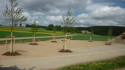 In Weidenthal wurde in unmittelbarer Nähe des Sportheims und des Feuerwehrhauses ein Wanderparkplatz gebaut.  	Bild: haa