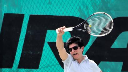 Irene Koch vom TC Paulsdorf (Bild) verlor an Nummer zwei ihr Einzel gegen Alexandra Eilmes vom TC Lerchenbühl Bayreuth 6:7/7:6/6:10.  	Bild: Ziegler