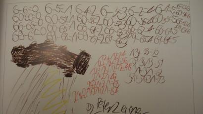 Für seine Mischung aus Zahlen und Zeichnung wurde Peter Zellner mit dem "Kunst.Preis 2018 für Menschen mit geistiger Behinderung" ausgezeichnet.  	Bilder: Wolke (2)