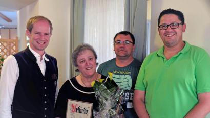 Barbara Kraus wurde für ihre Vereinstreue und ihre Verdienste zum Ehrenmitglied ernannt.