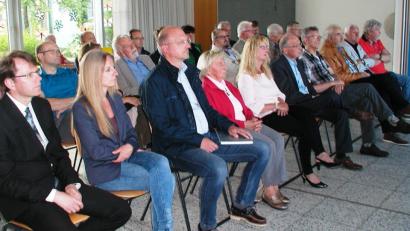 Gut besetzt waren die Reihen bei der Eröffnung der Ausstellung