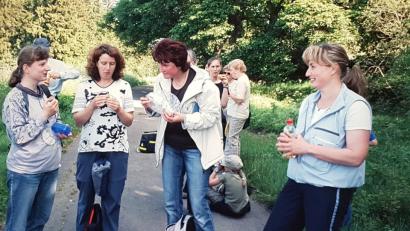 Eine Rast gehört seit jeher zur Wallfahrt.  	Bild: Privat