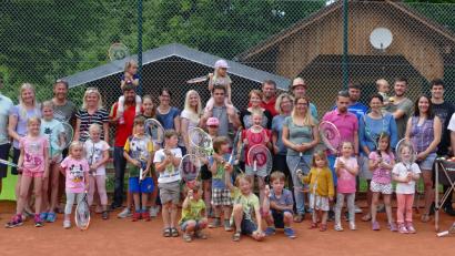 Bild: HAI, Autor
Schnuppertennis in Oberbibrach