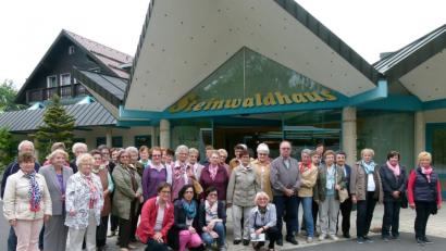 Nach Museumseindrücken stärkte sich der Seniorenclub im Steinwaldhaus
