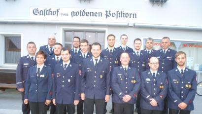 Mit Erfolg absolvierten die Mitglieder der Feuerwehr den Leistungstest. 	Bild: bk