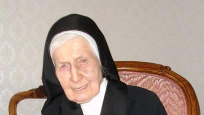 Schwester Maria Abdona feiert Geburtstag. 	Bild: dob