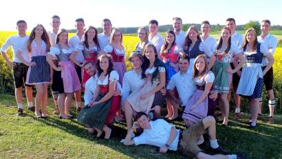 13 Paare werden am Wochenende das Mühlradl bei der Dreifaltigkeitskirch-weih in Berghausen drehen. Gefeiert wird dort von Freitag, 25., bis zum Montag, 28. Mai. 	Bild: bö