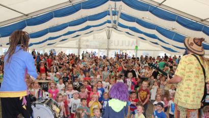 Das Festzelt war brechend voll.