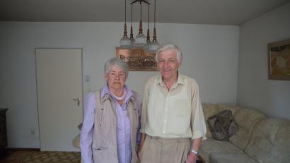 Die Eheleute Rosina und Felix Füßl freuen sich auf ihre Goldene Hochzeit am Donnerstag. 	Bild: Meister