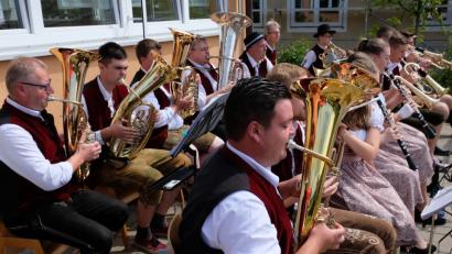 Bild: do
Den musikalischen Teil des Kinderfestes gestalteten Speinsharts junge Klosterbläser.