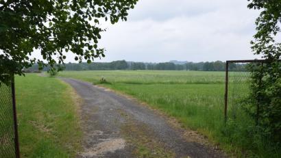 Auf der ehemaligen Bauschuttdeponie nahe Höflas sollte der PV-Park der "Neue Energien West eG" entstehen. Nun stehen die Planungen mit dem Breitbandausbau im Konflikt.	Bild: mde