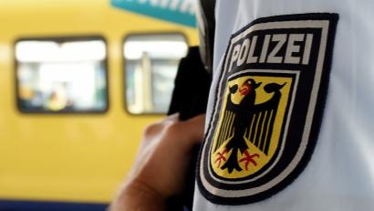 Bild: Holger Hollemann/dpa
(Symbolbild) Eine Polizisten musste sich im Zug nach Schwandorf gegen einen Angreifer wehren.