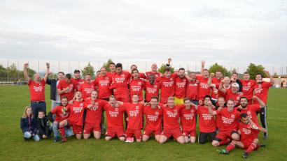 Bild: ref
Endlich: Der FSV Gärbershof ist am Ziel - in der Kreisklasse