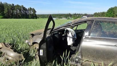 Bild: Masching
Der Wagen hat Totalschaden.
