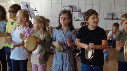 Bild: u
Die Hirschauer Vorschulkinder besuchen die Grundschule.