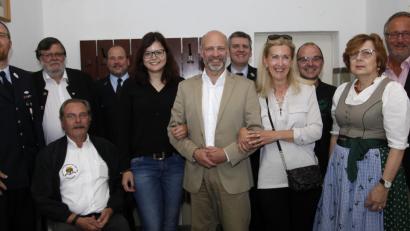 Bild: Hirsch
Kurt Mieschala (Mitte) feierte seinen 50. Geburtstag.