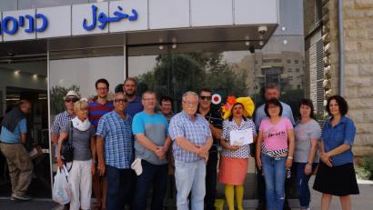Bild: oe
Die Gruppe aus Ammerthal mit ihren israelischen Freunden.