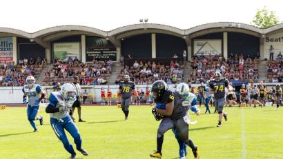 Bild: Andre Kestler
Viele Zuschauer verfolgten das Derby in Amberg.