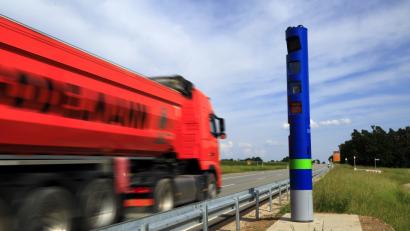 Bild: Hösamer
Eine Mautsäule an der B 85 bei Kreith.