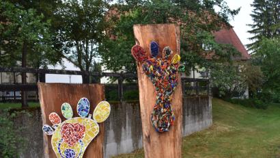 Bild: rgr
In Grafenwöhr können Fußspuren auf einem separaten Pfad gefunden werden.