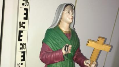 Bild: Polizei Vohenstrauß
Die Polizei Vohenstrauß sucht den Besitzer dieser Heiligenfigur