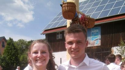 Bild: u
Das neue Oberkirwapaar:  Annalena Neuberger und Fabian Herdegen.